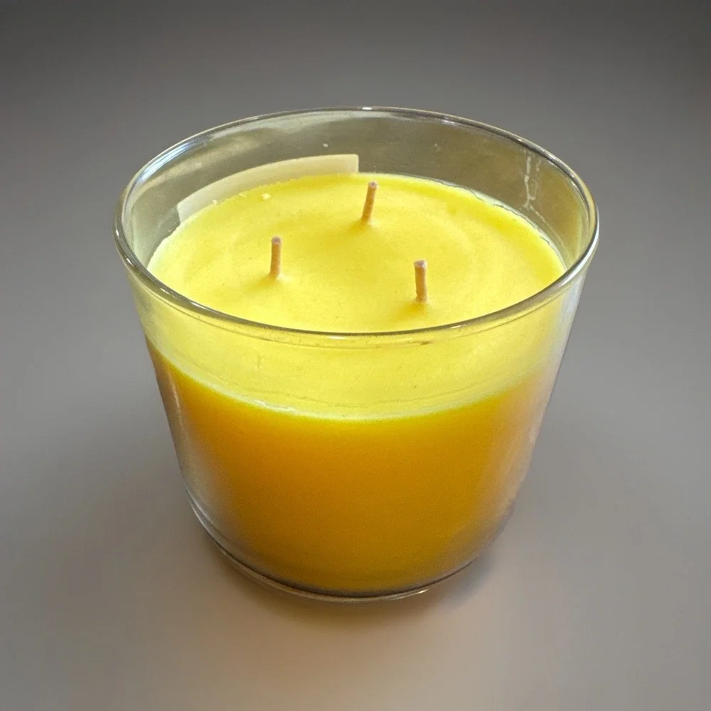 Bath & Body Works Banana Nutmeg Bread Pudding 3-Wick Candle Rare 14.5oz No Lid